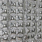 10 Pack Metallic Silver Double Row Mylar Foil Balloon Backdrop, Square Diamond Design Balloon Wall - 43"x11"