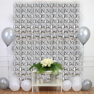 Create Stunning Backdrops with Metallic Silver Balloons