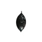 Metallic black sphere balloon, perfect for parties and decorations.