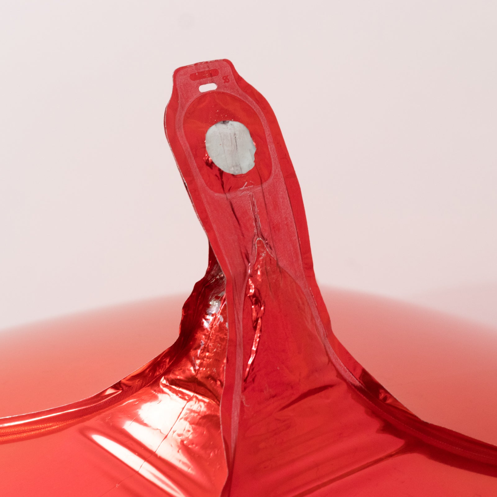 Metallic red orbz mylar balloons for party supplies.