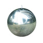 32" Metallic Silver Sphere Balloon for parties, suitable for helium or air filling.