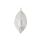 Metallic silver orbz mylar balloon for parties, helium or air-filled.