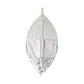 Metallic silver 39" Orbz Mylar balloons for parties, helium or air-filled.