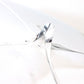 Metallic silver 39" orbz mylar balloon for party supplies.