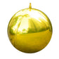 43" Metallic Gold Sphere Mylar Balloon for parties, helium or air-filled.