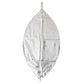 Metallic silver 43" orbz mylar balloons for parties.