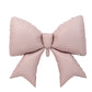 Matte blush decorative foil bow balloon, 29" x 27" for event styling.