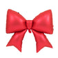 Matte red giant decorative foil bow balloon for party decor and photo booths.