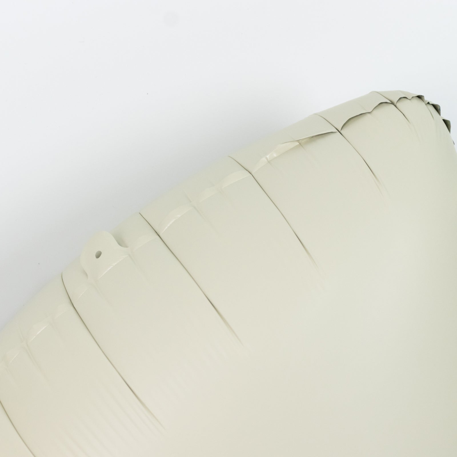 Matte white giant decorative foil bow balloon for party and event styling.