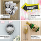 15" Silver Disco Ball Mylar Foil Helium Balloon