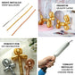 Assorted metallic gold balloons for twisting and animal modeling.
