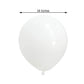 10 Pack 18" Matte Pastel White Helium or Air Latex Party Balloons