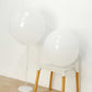 10 Pack 18" Matte Pastel White Helium or Air Latex Party Balloons