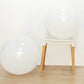 10 Pack 18" Matte Pastel White Helium or Air Latex Party Balloons