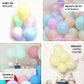 25 Pack | 10" Matte Pastel Dusty Blue Helium/Air Latex Party Balloons