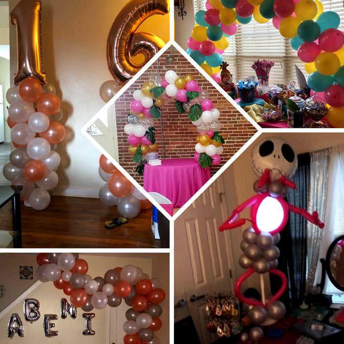 25 Pack 12" Blush Pearl Latex Balloons for Celebrations and Decorations