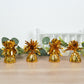 6 Pack of 5 Inch Metallic Gold Foil Tassel Top Party Balloon Weights 5.5 OZ