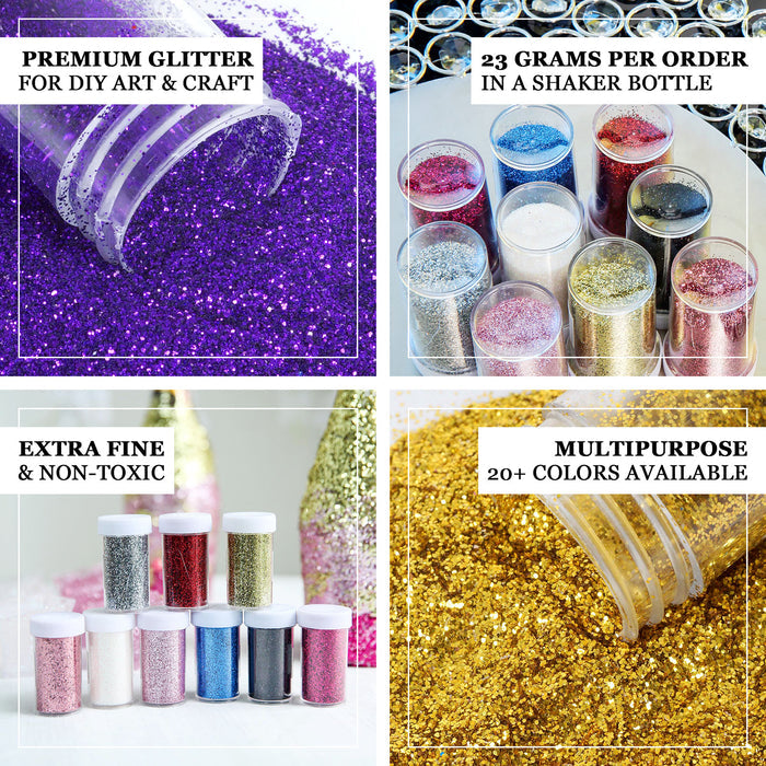 23g Bottle | Metallic Pink Extra Fine Arts and Crafts Glitter Powder