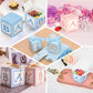 25 Pack | 2" Light Blue Baby Shower Party Favor Candy Gift Boxes