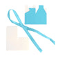 25 Pack 2 Inch Baby Shower Party Favor Blue Footprint Candy Gift Boxes 