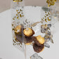 25 Pack Clear Transparent Square Party Favor Boxes with Gold Butterfly Top, Clear Candy Treat Gift Boxes - 2"x2"x4"