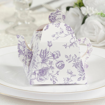 Styling Inspiration for Lavender Toile Favor Boxes