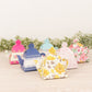 24 Pack Cardboard Favor Boxes in Mixed Vintage Floral Tea Pot Design - Elegant Gift Box for Weddings & Baby Showers - 5"x4"