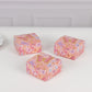 25 Pack Pink Butterfly Themed Candy Gift Boxes with "Thank You" Print, Cardstock Paper Party Favor Boxes - 4"x4"x2"