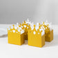 20 Pack Gold Glitter Princess Crown Candy Treat Boxes, Paper Favor Boxes Party Decoration - 3.5"x 2"x 5"