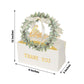 25 Pack White Thank You Candy Treat Boxes with Ribbon, Love Wreath Party Favor Gift Boxes - 6"x3"x7"