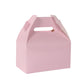 25 Pack Candy Gift Tote Gable Boxes, Blush Party Favor Treat Boxes - 6"x3.5"x7"