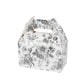 25 Pack Candy Treat Tote Boxes in French Toile Pattern - Matte Black and White Party Favor Gable Boxes, Cardstock Paper - 6"x3.5"x7"