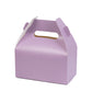 25 Pack Candy Gift Tote Gable Boxes, Matte Lavender Lilac Party Favor Treat Boxes - 6"x3.5"x7"