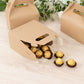 25 Pack Candy Gift Tote Gable Boxes, Matte Nude Party Favor Treat Boxes - 6"x3.5"x7"