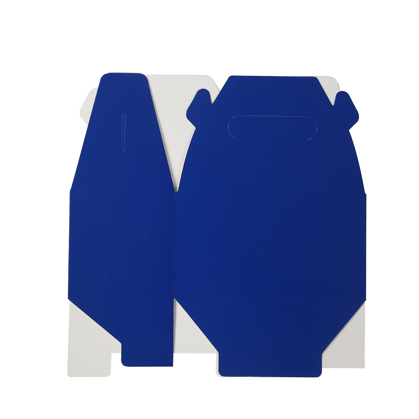 25 Pack Candy Gift Tote Gable Boxes, Royal Blue Party Favor Treat Boxes - 6"x3.5"x7"