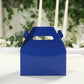 25 Pack Candy Gift Tote Gable Boxes, Royal Blue Party Favor Treat Boxes - 6"x3.5"x7"