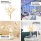 14" Metallic Gold Artificial Tree Branch DIY Vase Fillers, Plastic Twigs