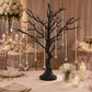 34" Black Manzanita Centerpiece Tree + 8 Acrylic Bead Chains