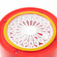 Red Fireworks Bubble Machine with RGB Lights and Realistic Sound for Kids.