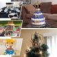 Matte silver metal royal crown cake topper for wedding cake decor.