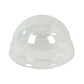 Clear disposable dome lid for baking cake cups, 3 inches.