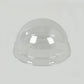 Clear disposable dome lid for baking cake cups.