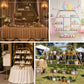 4ft Large Gold Metal Hexagonal Cake Dessert Display Stand, Wedding Arch Backdrop, Balloons Rack, Mod