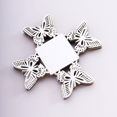 Elegant Presentation with Silver Butterfly Cupcake Wrappers