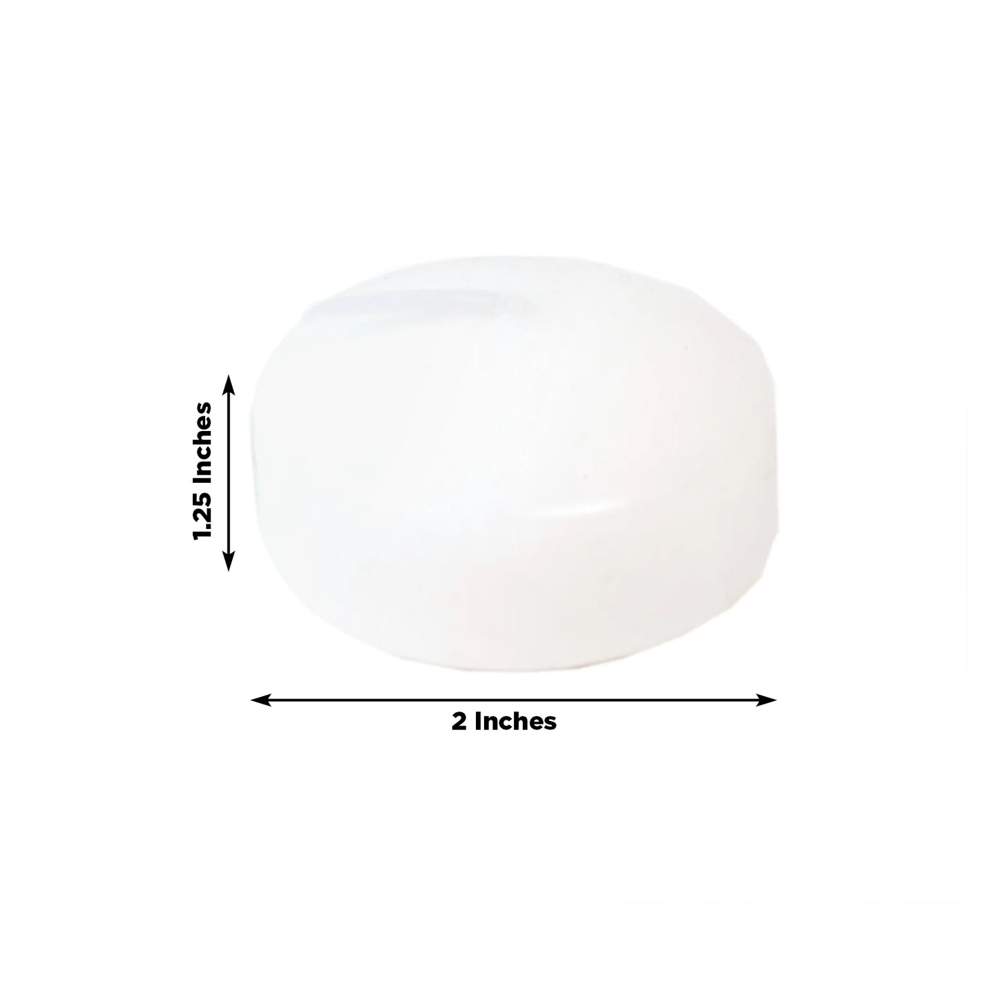 12 Pack 2" White Floating Candles – Unscented Dripless Long-Lasting Disc Wax Candles for Weddings & Table Décor