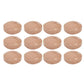12 Pack 3" Beige Floating Candles, Unscented Dripless Wax Discs for Centerpieces