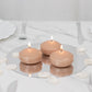 12 Pack 3" Beige Floating Candles, Unscented Dripless Wax Discs for Centerpieces