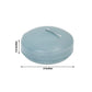 12 Pack 3" Dusty Blue Floating Candles, Unscented Dripless Wax Discs for Centerpieces