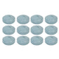 12 Pack 3" Dusty Blue Floating Candles, Unscented Dripless Wax Discs for Centerpieces