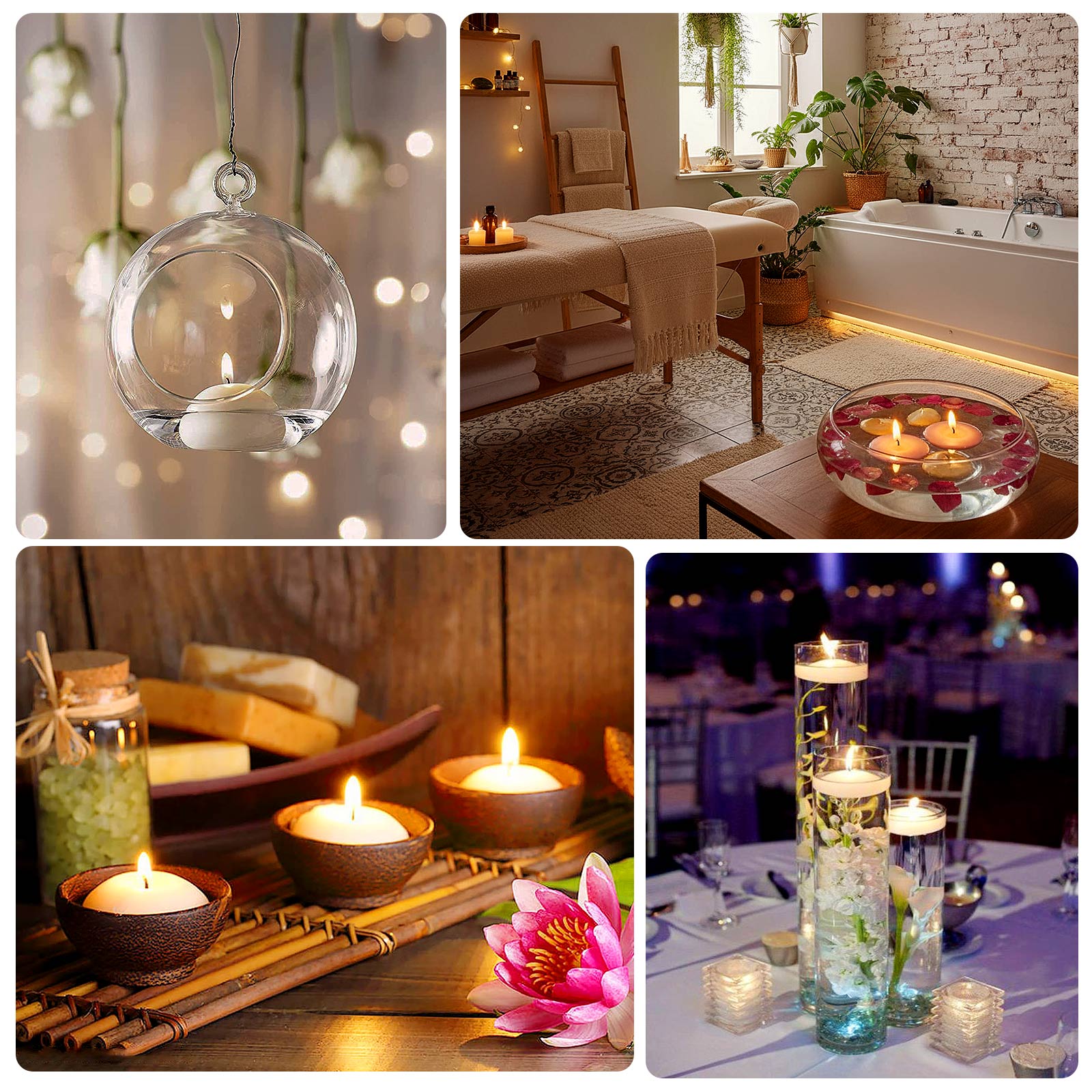 wax candles, floating candles, unscented candles, candles, disc candles#color_parent